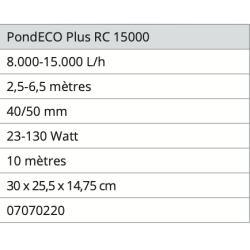 POMPE ECO Plus RC 15000